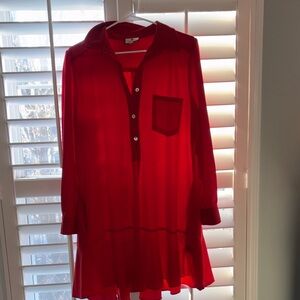 Tuckernuck Vibrant Red Shirt